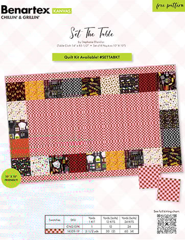 Chillin & Grillin Table Cloth Top