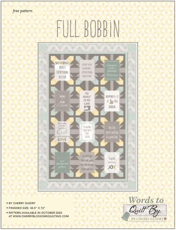 Full Bobbin Quilt Pattern