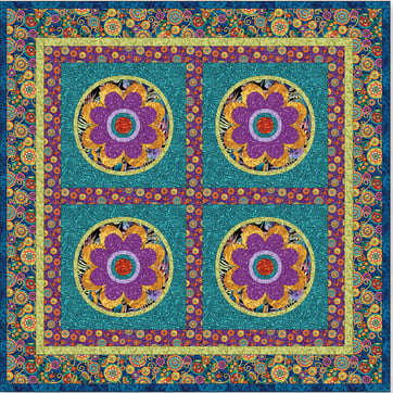 Parrot Habitat Quilt Top