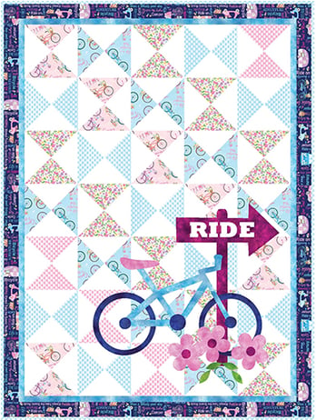 Ready to Ride Quilt Top