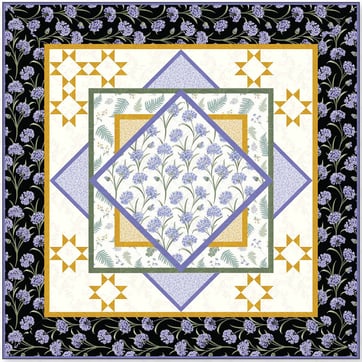 Whispering Lillies Quilt Top