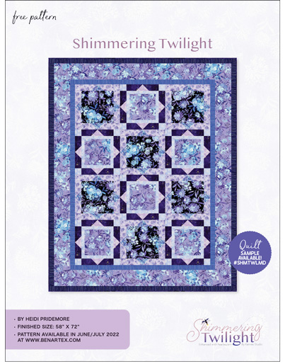Quilt Pattern Download - Shimmering Twilight 2006